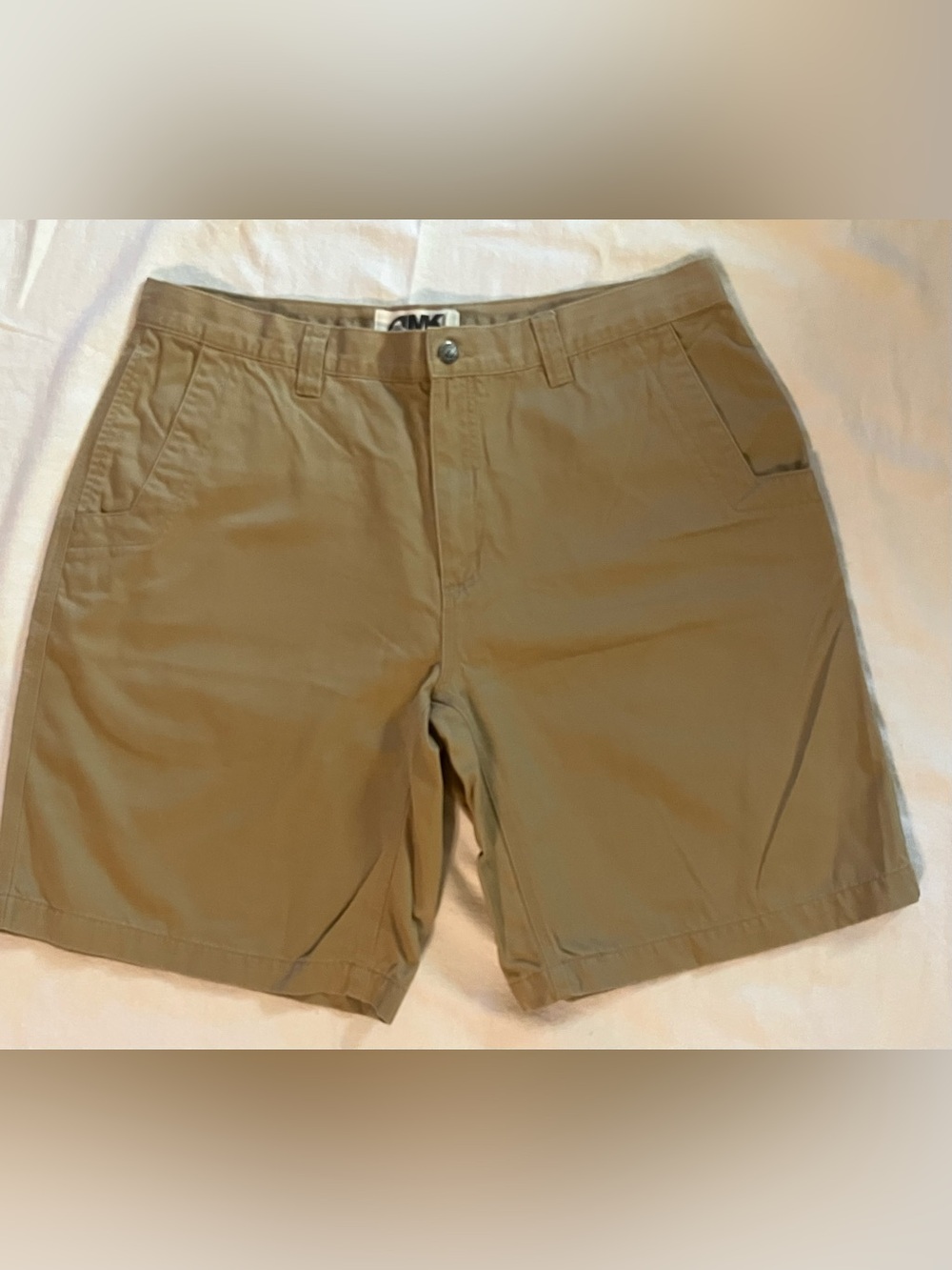 Mountain Khakis Jackson Hole Men's Brown Embroidered Shorts Size 38x10